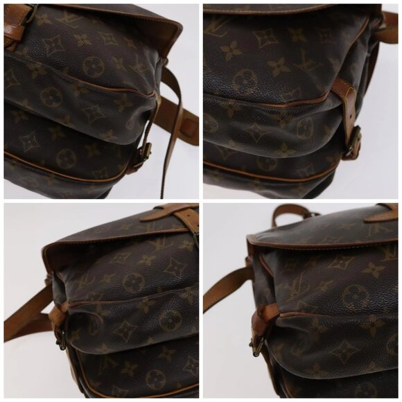 LOUIS VUITTON Monogram Saumur 30 Shoulder Bag M42256 LV Auth 115416 - Picture 16 of 16